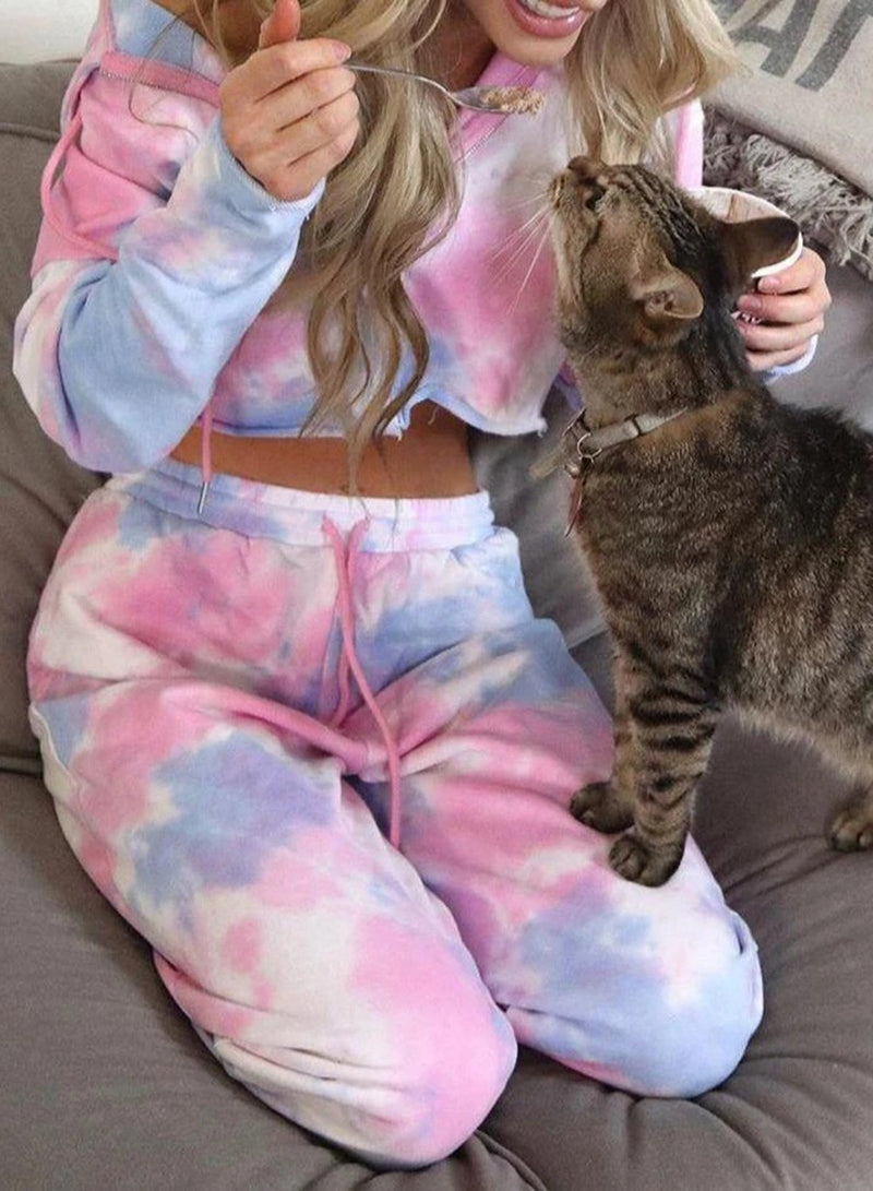 Tie-dyed Comfy Hoodie and Pants