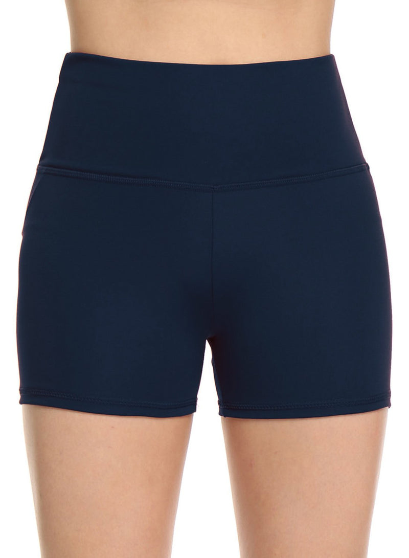 Women High Waist Scruched Fitness Shorts