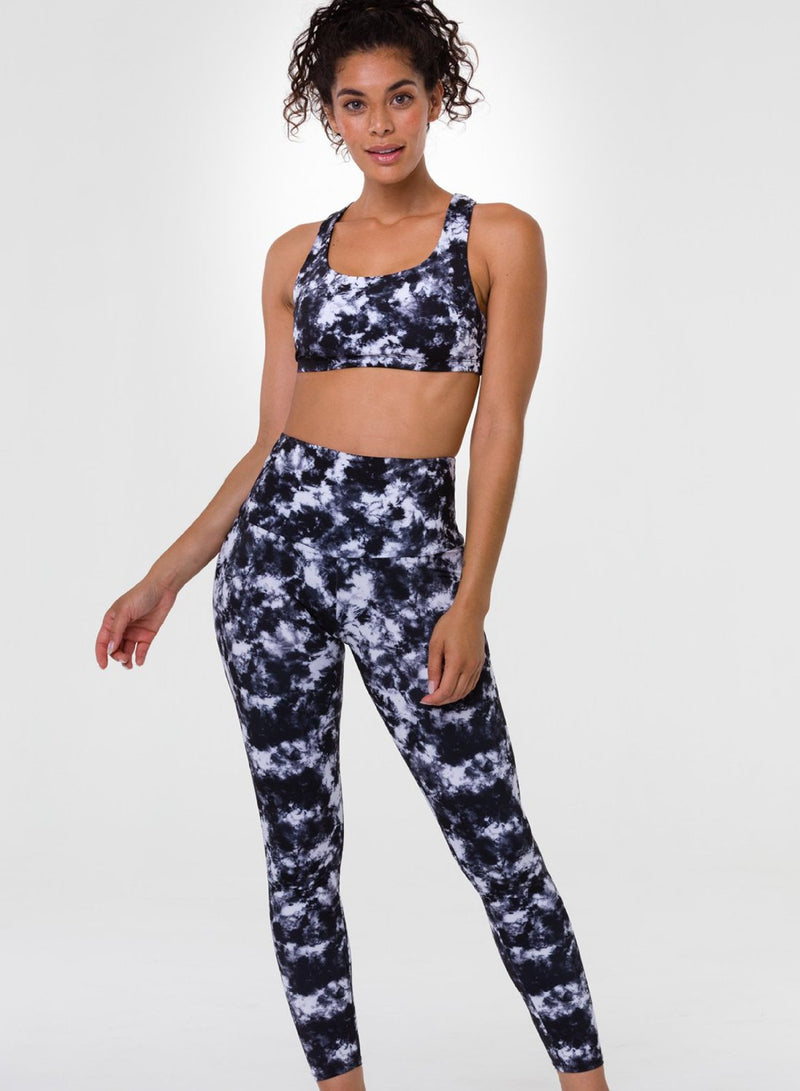 Fittoo Womens Gym Print Sports Bra & Leggings Boho Yoga Set