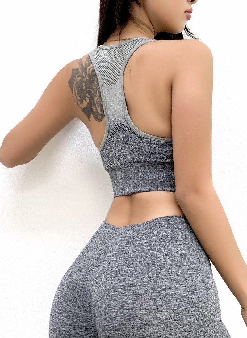 Two-tone Seamless Breathable Top