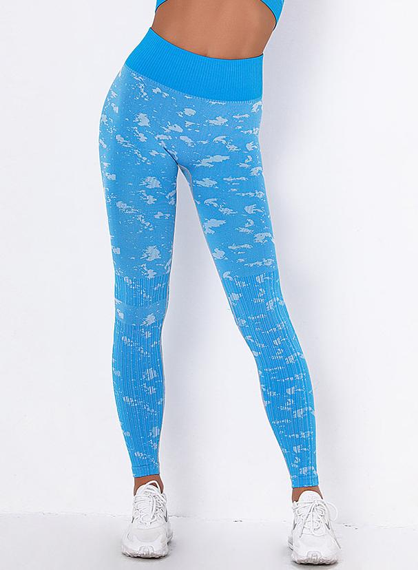 High Waist Camouflage Women Running Sport Legging-JustFittoo