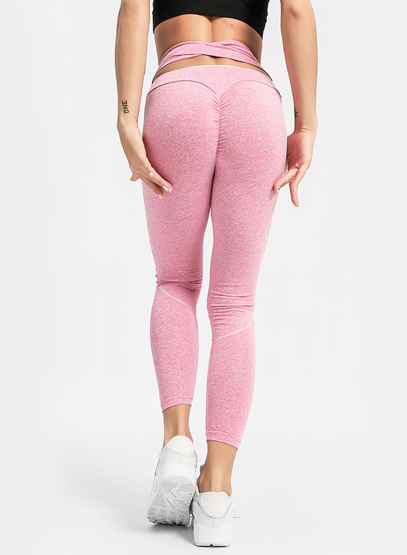 Squat-proof Solid Women Fitness Sports Leggings-JustFittoo