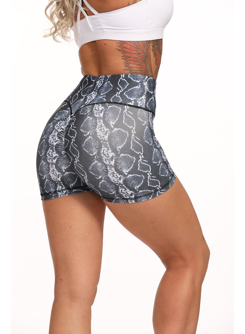 High Waist Women Camouflage Fitness Shorts