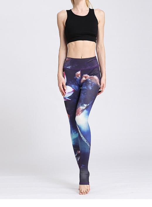 Special Print Women Long Sports Leggings-JustFittoo