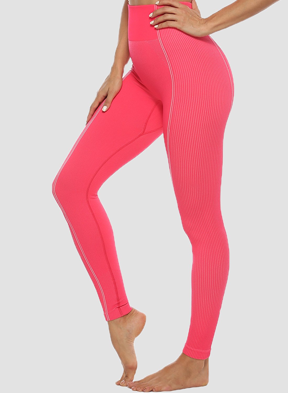 Multiple Solid Color Women Summer Seamless Sports Leggings