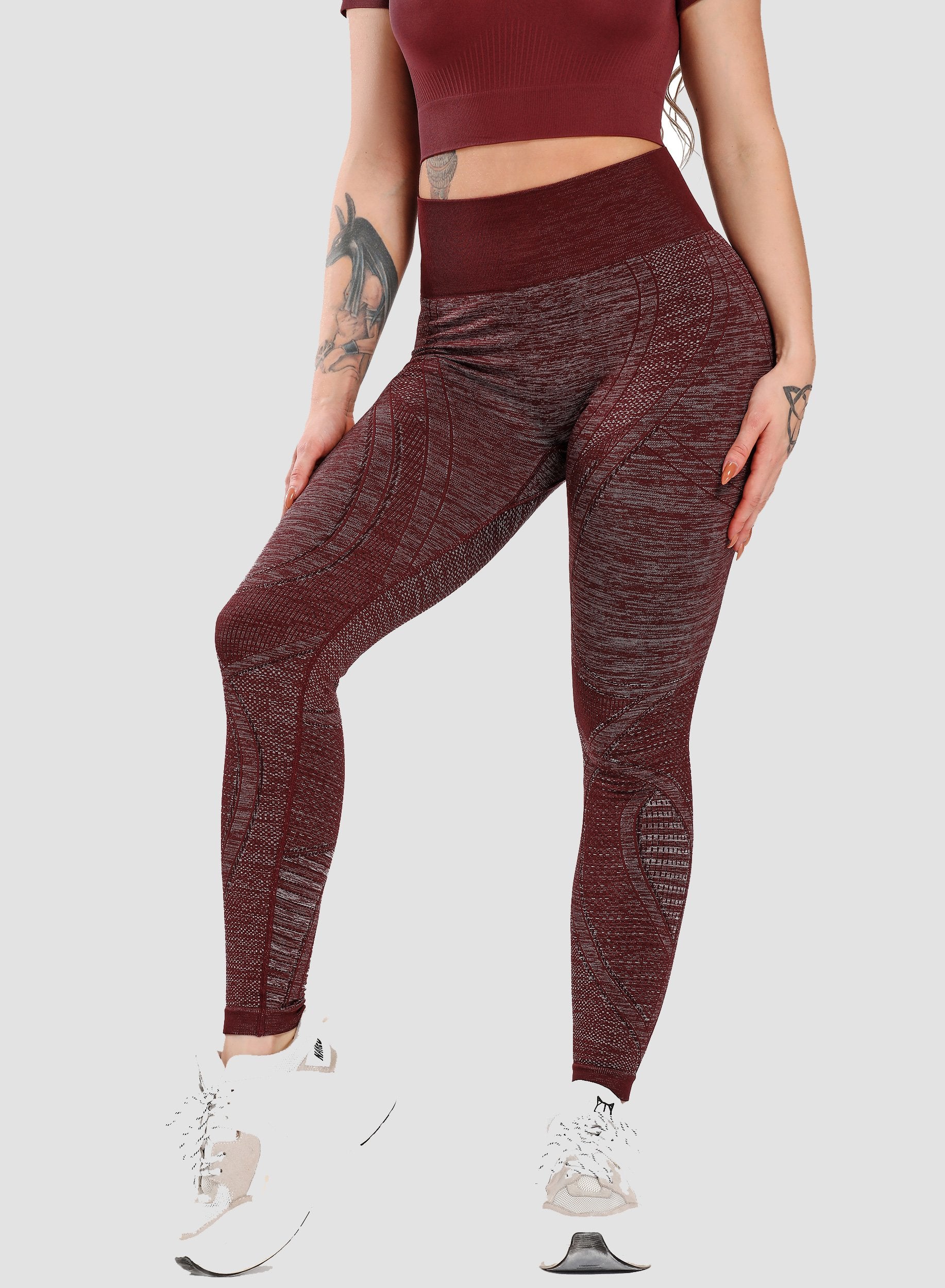 Women Breathable Seamless Sports Leggings-JustFittoo