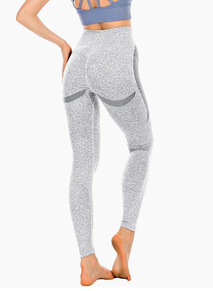 Solid Color Women Seamless Squat Proof Workout Gym Legging-JustFittoo