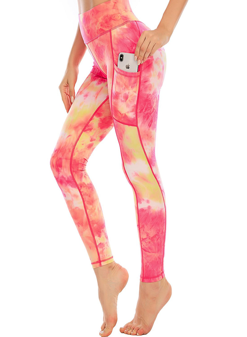 Tie Dyed Women Yoga Sport Leggings