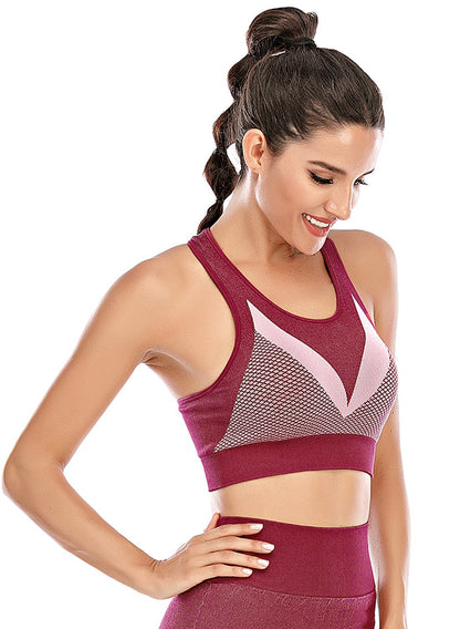 Comfortable Seamless Exercise Sports Bra