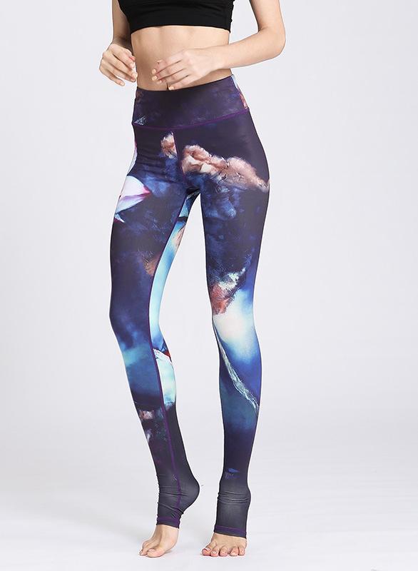 Special Print Women Long Sports Leggings-JustFittoo