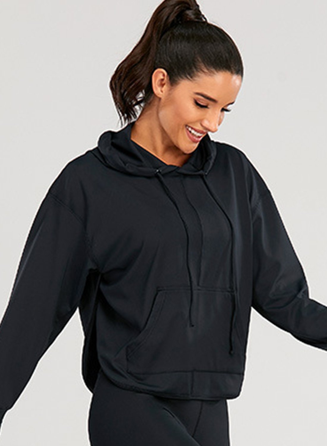 Long Sleeve Women Pocket Casual Sport Hoodie