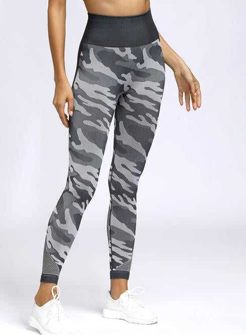 Camouflage Seamless Comfy Yoga Running Legging-JustFittoo