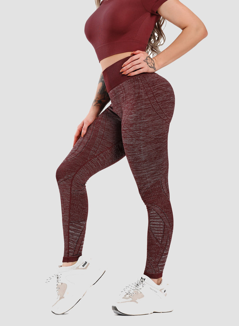 Women Breathable Seamless Sports Leggings-JustFittoo