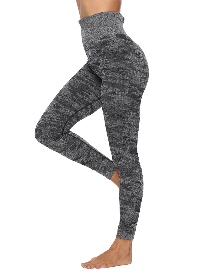 Women's Camouflage Breatheable Soft Workout Yoga Pants-JustFittoo