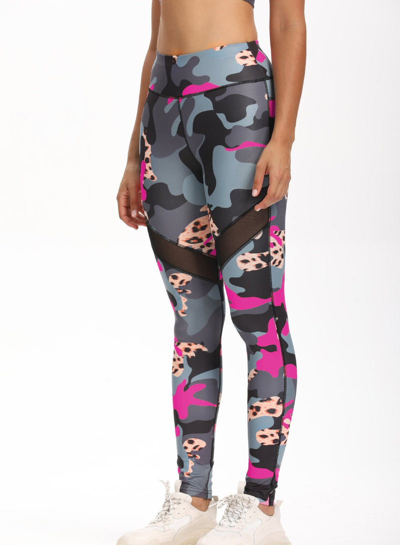 Women Camouflage Workout Fitness Sports Leggings-JustFittoo