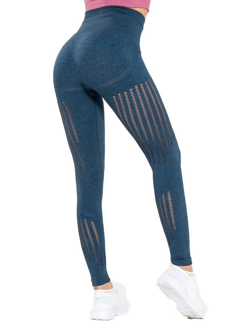 Women's Ultra Soft Seamless Hollow Yoga Pants High Waisted Leggings-JustFittoo