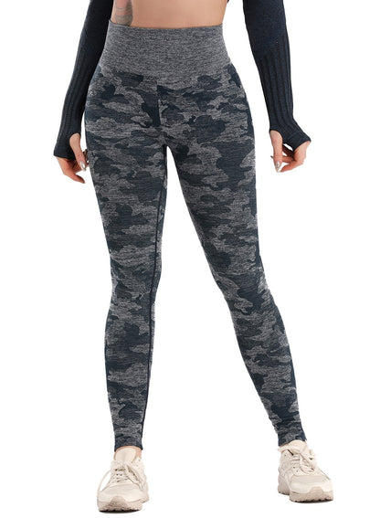 Women's Camouflage Breatheable Soft Workout Yoga Pants-JustFittoo