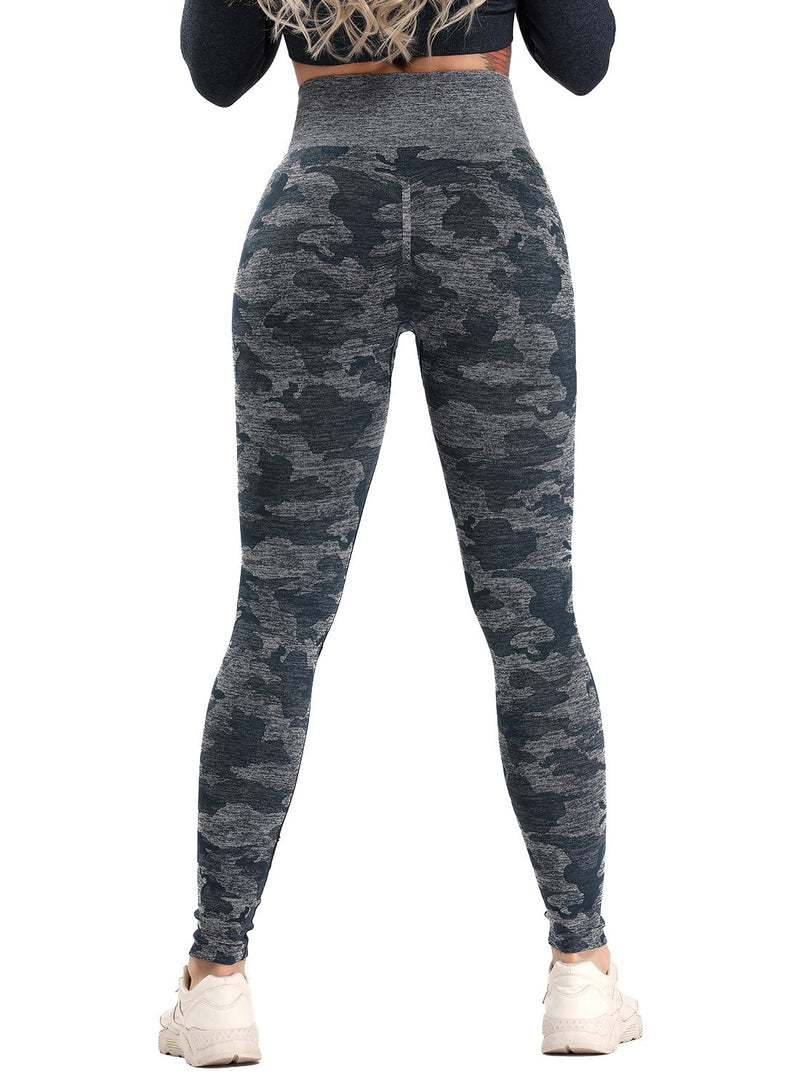 Women's Camouflage Breatheable Soft Workout Yoga Pants-JustFittoo