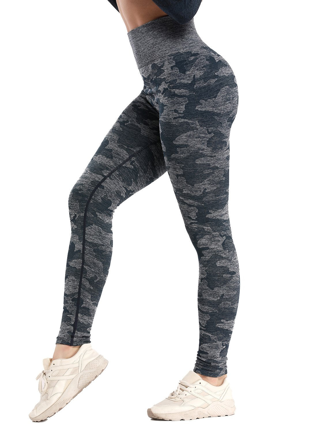 Women's Camouflage Breatheable Soft Workout Yoga Pants-JustFittoo