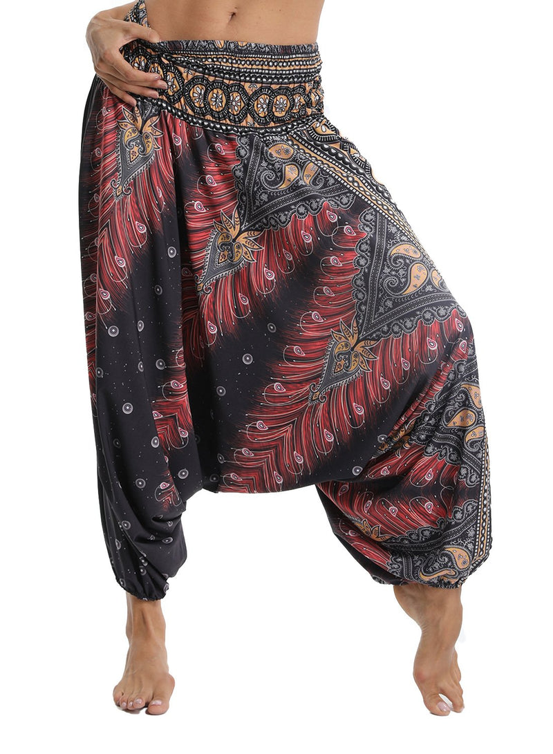 Women's Bohemia Palazzo Print Yoga Pants