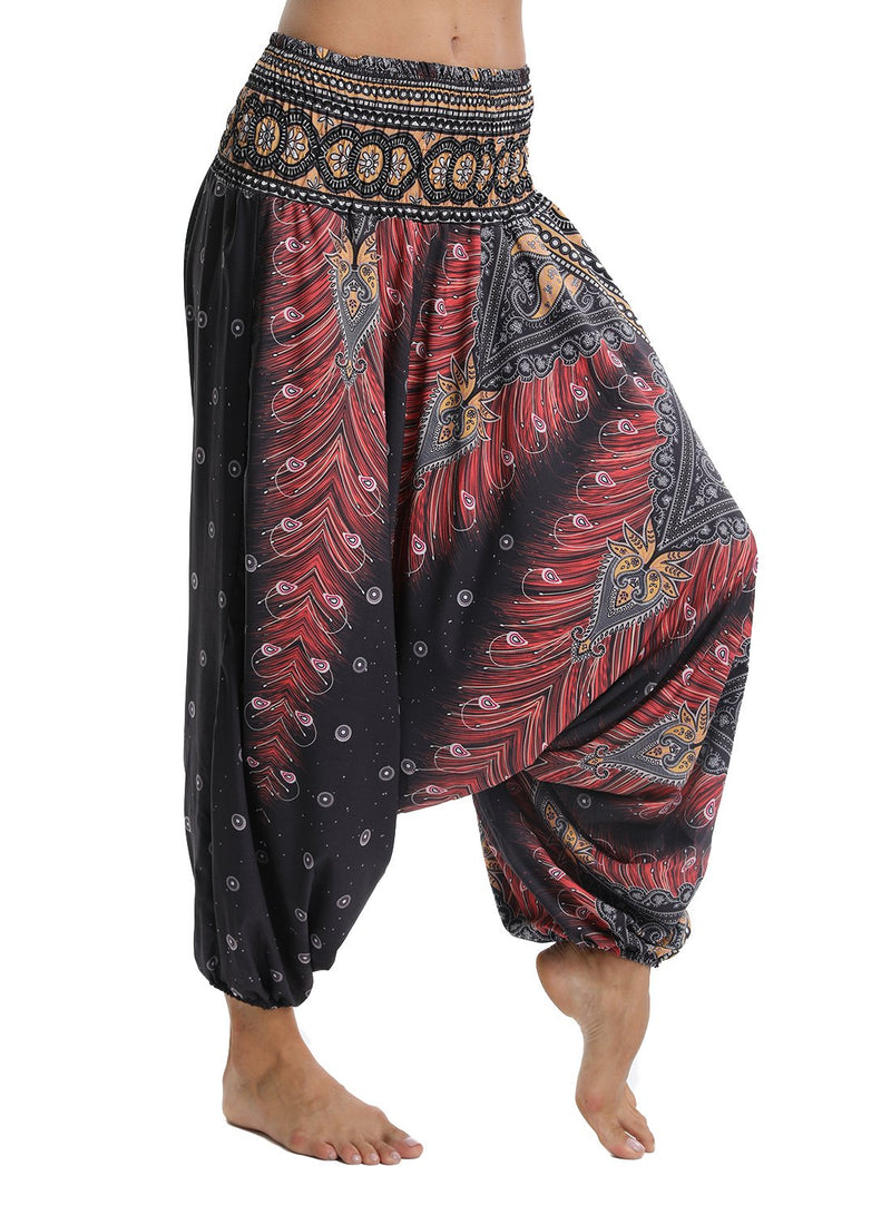 Women's Bohemia Palazzo Print Yoga Pants