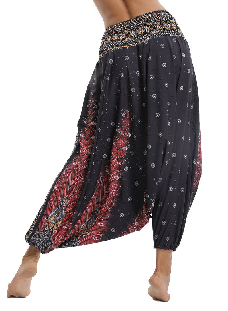 Women's Bohemia Palazzo Print Yoga Pants