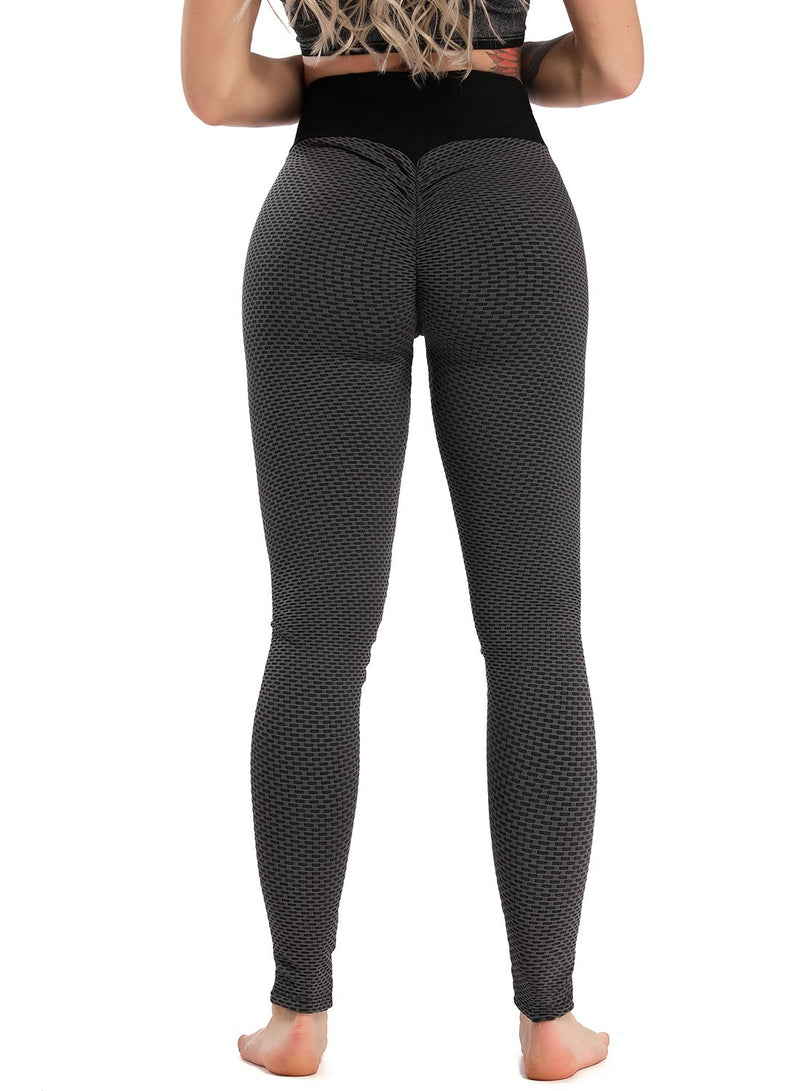 FITTOO Famouse Tik Tok Scrunch Butt Lifting Grey Leggings-JustFittoo