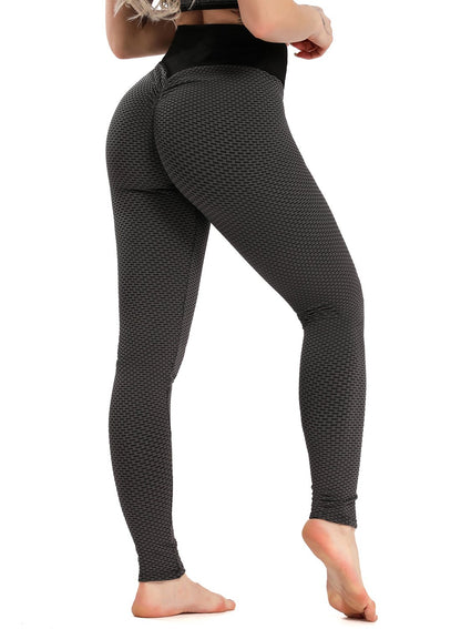 FITTOO Famouse Tik Tok Scrunch Butt Lifting Grey Leggings-JustFittoo