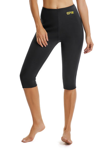 Neoprene Double-faced Yoga Cropped Pants