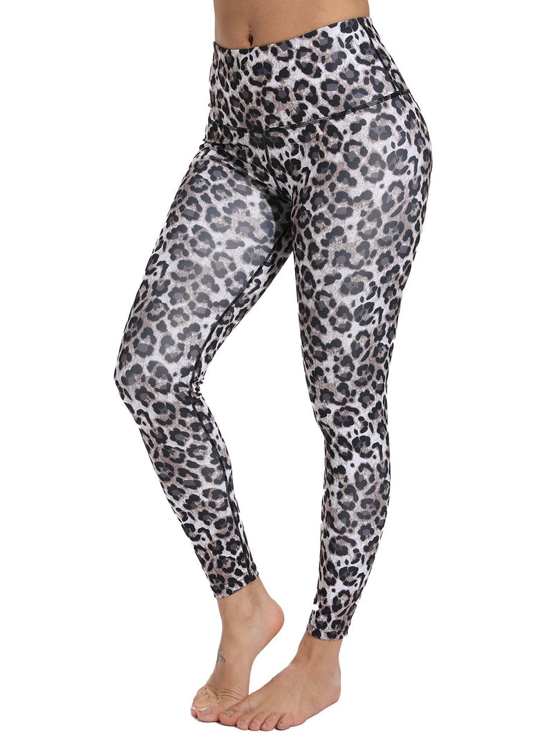 Leopard Print High Waist Women Yoga Pants