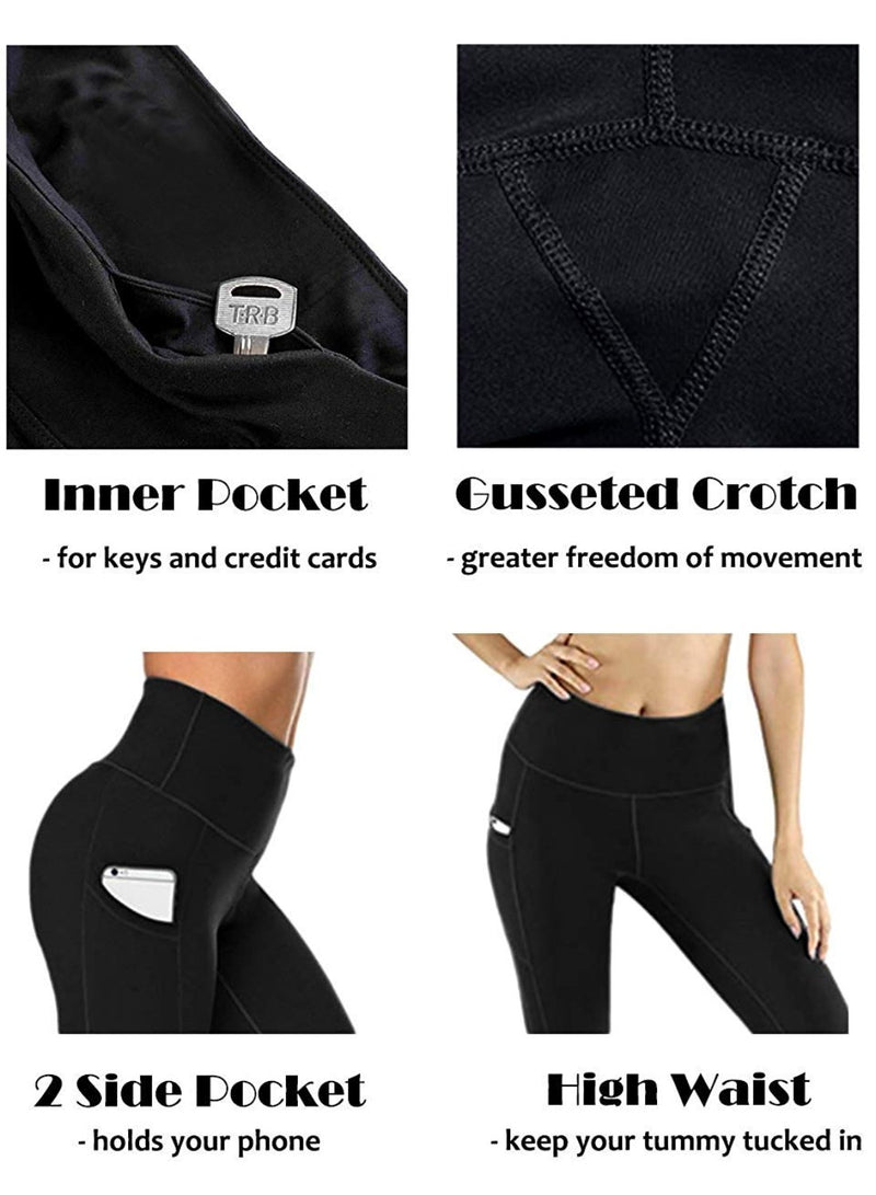 Solid Color Ruched High Waist Pockets Fitness Leggings-JustFittoo