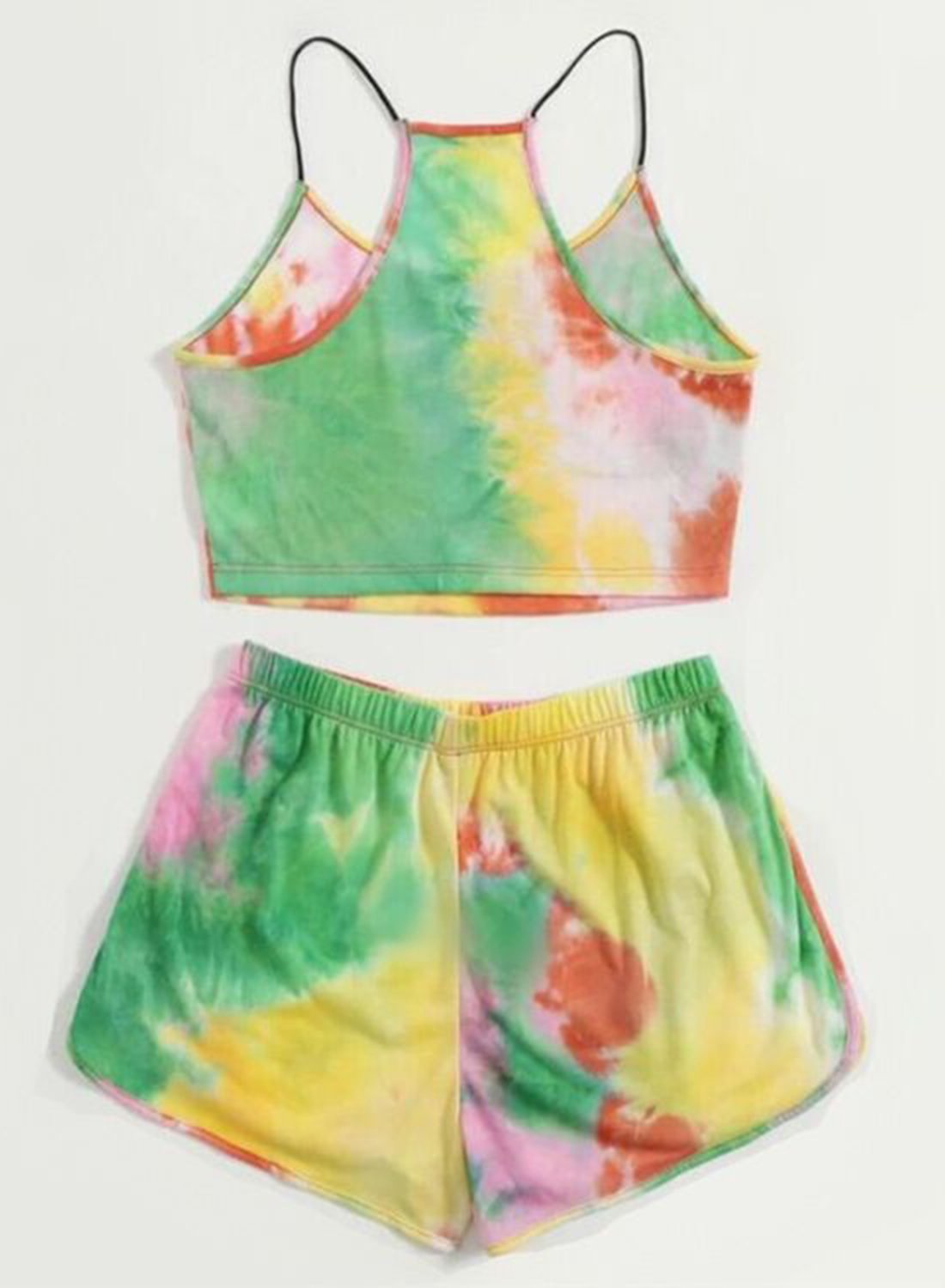 Tie-dyed Comfy Crop Top and Shorts