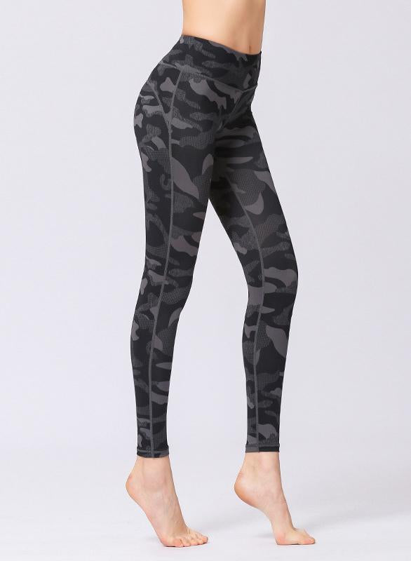 Black Women Sports Leggings-JustFittoo