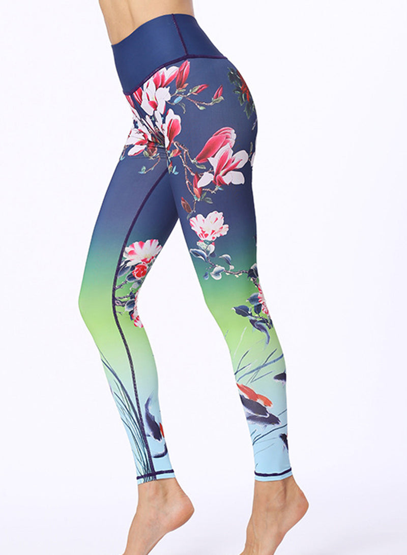 Fittoo Gym Print Leggings Workout Gear Women Sport Leggings