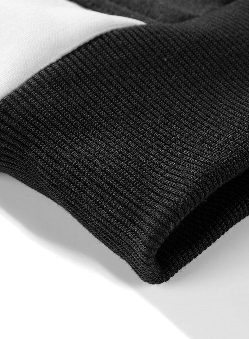 Men's Velvet Contrast Color Thermal Casual Pants
