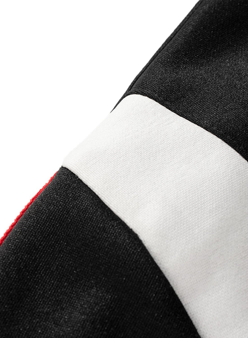 Men's Velvet Contrast Color Thermal Casual Pants