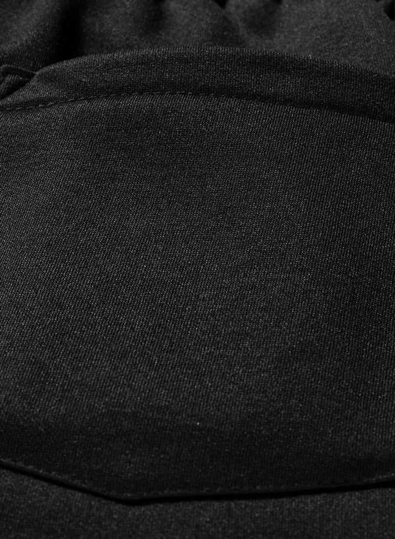 Men's Velvet Contrast Color Thermal Casual Pants