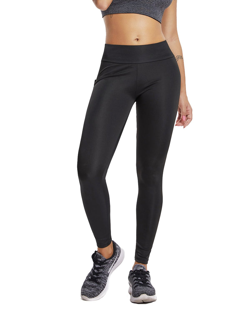 Solid High Waist Workout Yoga Pants-JustFittoo