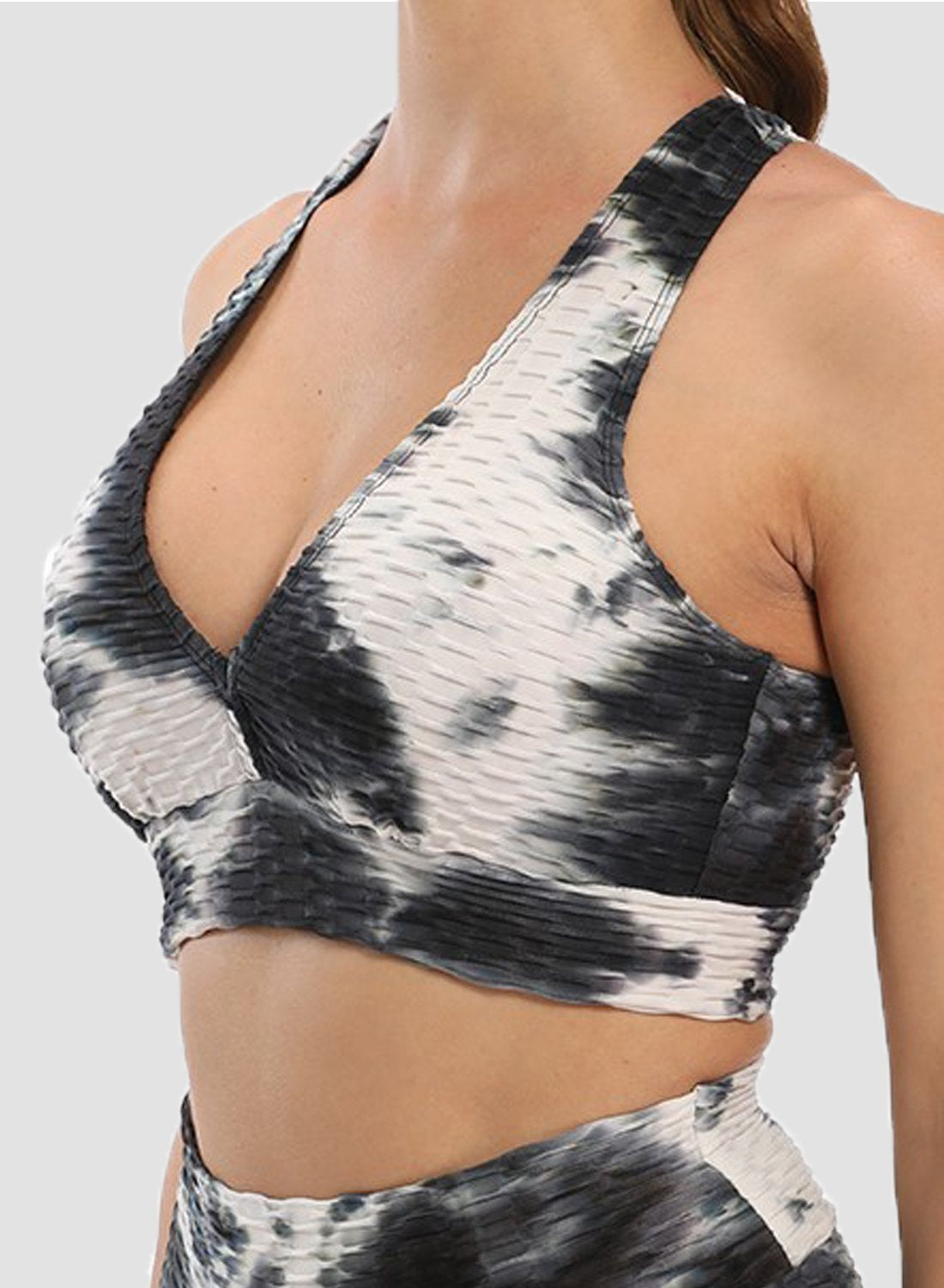Textured Tie-dyed Super Stretchy Top