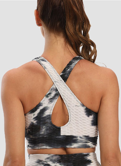 Textured Tie-dyed Super Stretchy Top