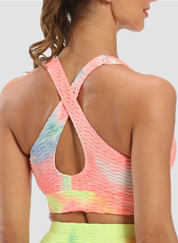 Textured Tie-dyed Super Stretchy Top