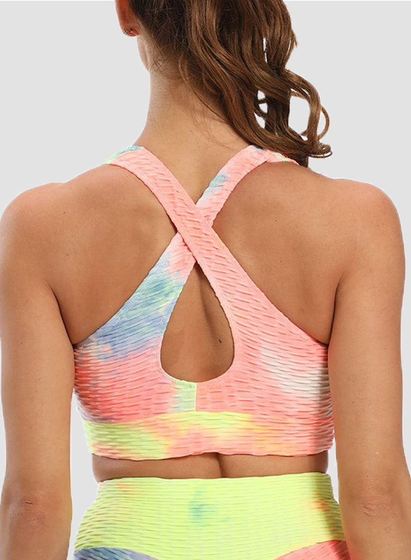 Textured Tie-dyed Super Stretchy Top