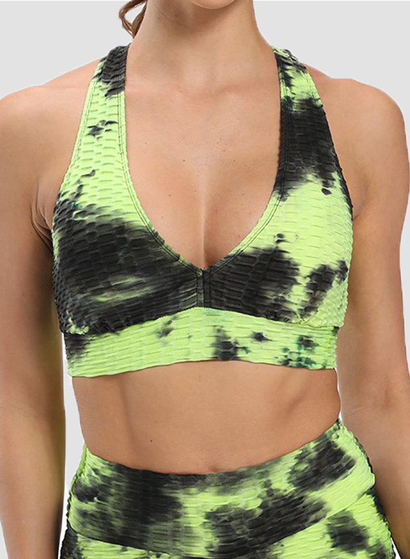 Textured Tie-dyed Super Stretchy Top