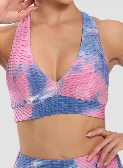 Textured Tie-dyed Super Stretchy Top