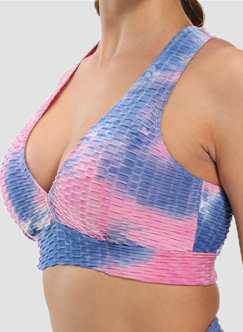 Textured Tie-dyed Super Stretchy Top