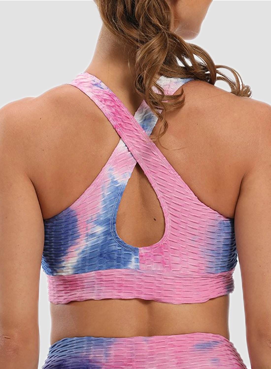 Textured Tie-dyed Super Stretchy Top