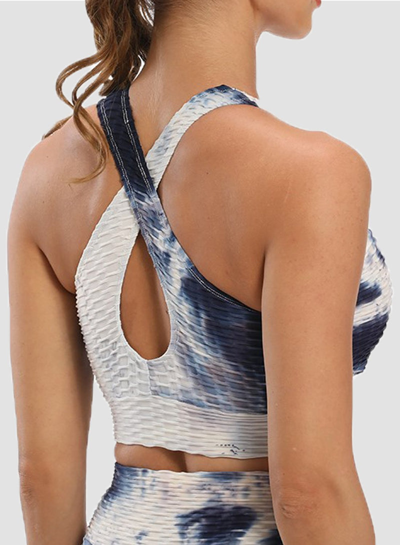 Textured Tie-dyed Super Stretchy Top