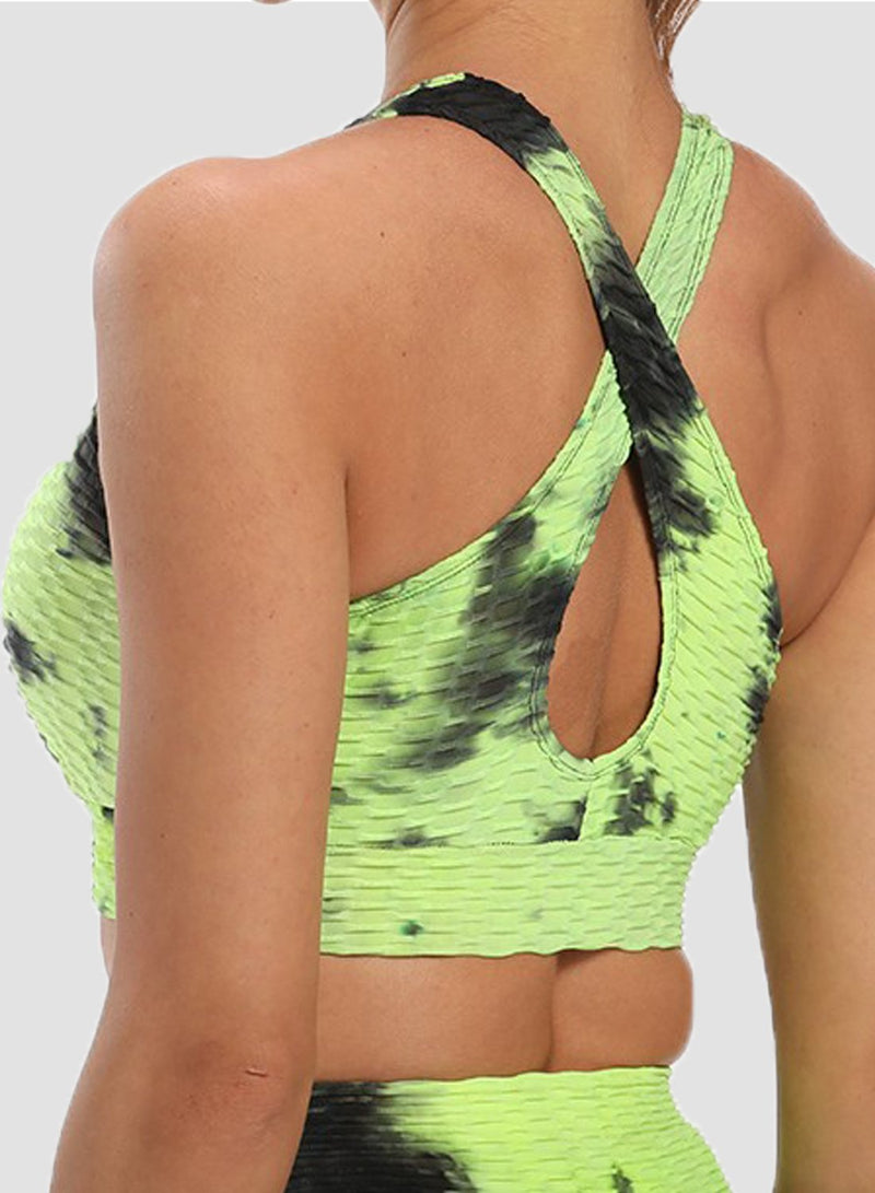 Textured Tie-dyed Super Stretchy Top