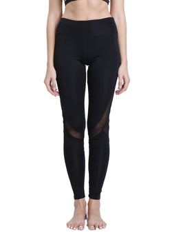 Irregular Mesh Stitching Yoga Pants for Women Fitness