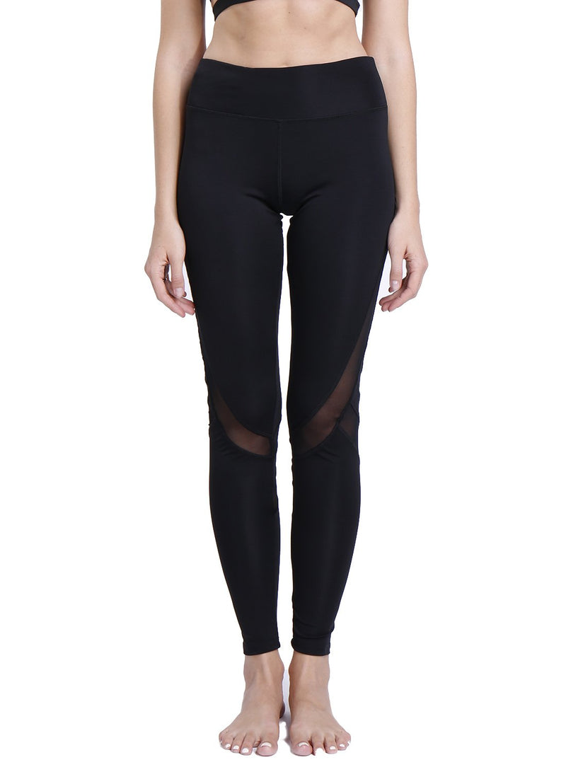 Irregular Mesh Stitching Yoga Pants for Women Fitness